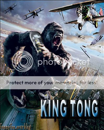 King Kong avec ses tongs !