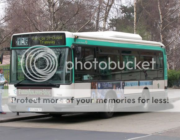Un bus RATP raccourci ! Un bus RATP raccourci !