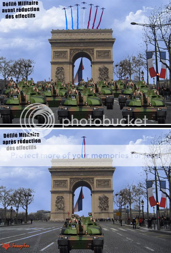 défilés militaires du 14 juillet avec le livre blanc....