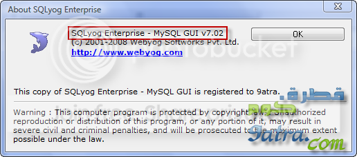 Webyog SQLyog 7.02 Enterprise Edition